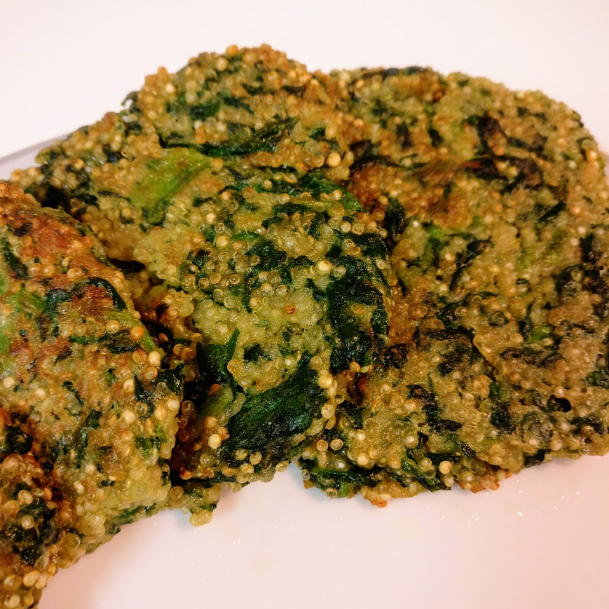 Rezept Quinoa Spinat-Bratlinge-vegetarisch -einfach gut