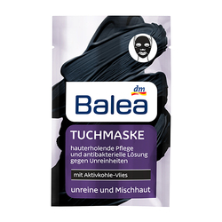 Balea Tuchmaske mit Aktivkohle-Vlies